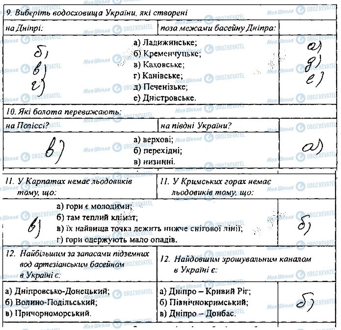 ГДЗ География 8 класс страница сторінка23