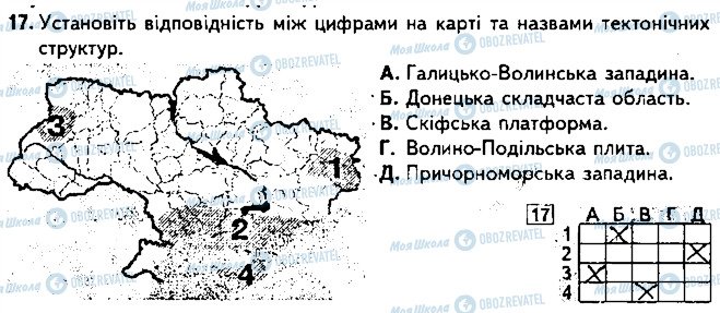 ГДЗ Географія 8 клас сторінка 17