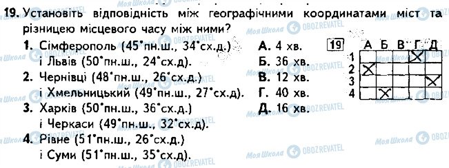 ГДЗ География 8 класс страница 19