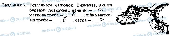 ГДЗ Біологія 8 клас сторінка ст133завд5