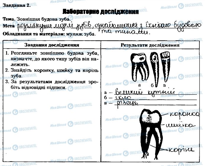 ГДЗ Биология 8 класс страница ст23завд2