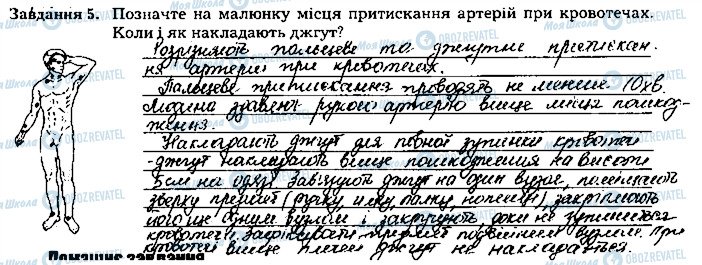 ГДЗ Биология 8 класс страница ст51завд5