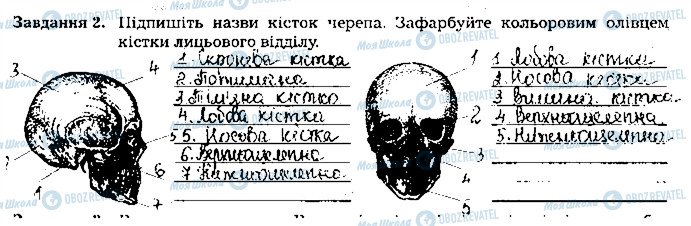 ГДЗ Біологія 8 клас сторінка ст65завд2