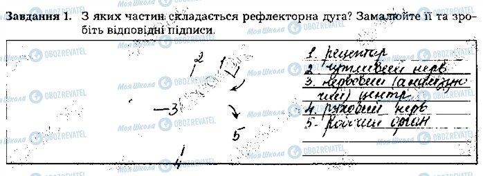 ГДЗ Біологія 8 клас сторінка ст105завд1