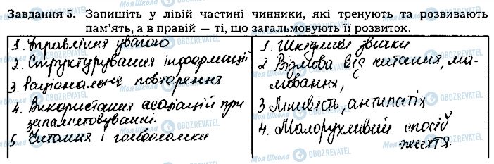 ГДЗ Біологія 8 клас сторінка ст114завд5