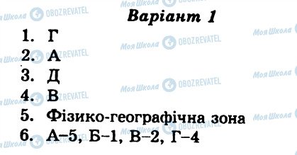 ГДЗ Географія 8 клас сторінка СР12