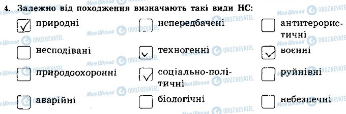 ГДЗ Основи здоров'я 8 клас сторінка 4