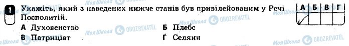 ГДЗ История Украины 8 класс страница 1