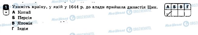 ГДЗ Всесвітня історія 8 клас сторінка 1