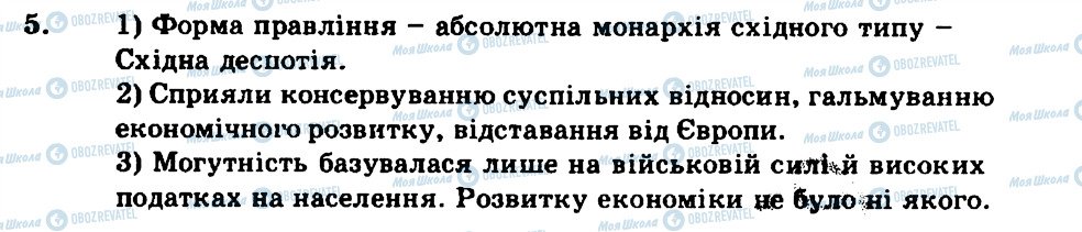 ГДЗ Всесвітня історія 8 клас сторінка 5