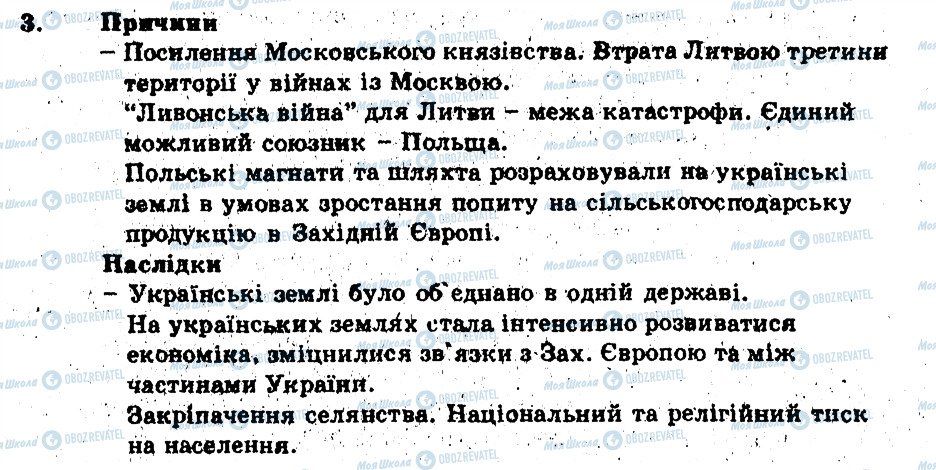 ГДЗ История Украины 8 класс страница 3