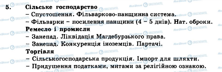 ГДЗ Історія України 8 клас сторінка 5