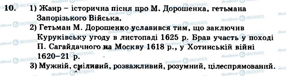 ГДЗ Історія України 8 клас сторінка 10