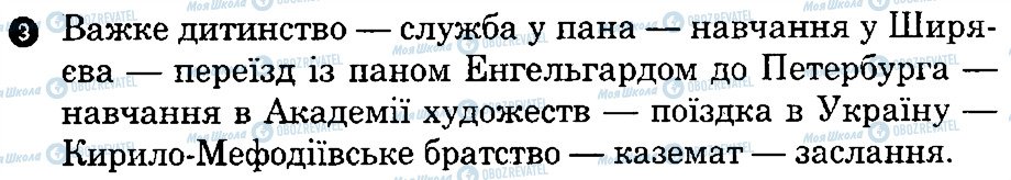 ГДЗ Українська література 8 клас сторінка 3