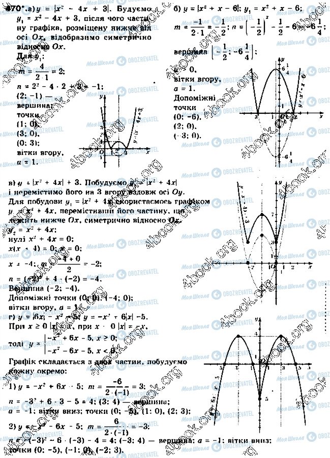 ГДЗ Алгебра 9 клас сторінка 470