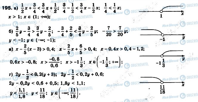 ГДЗ Алгебра 9 класс страница 195