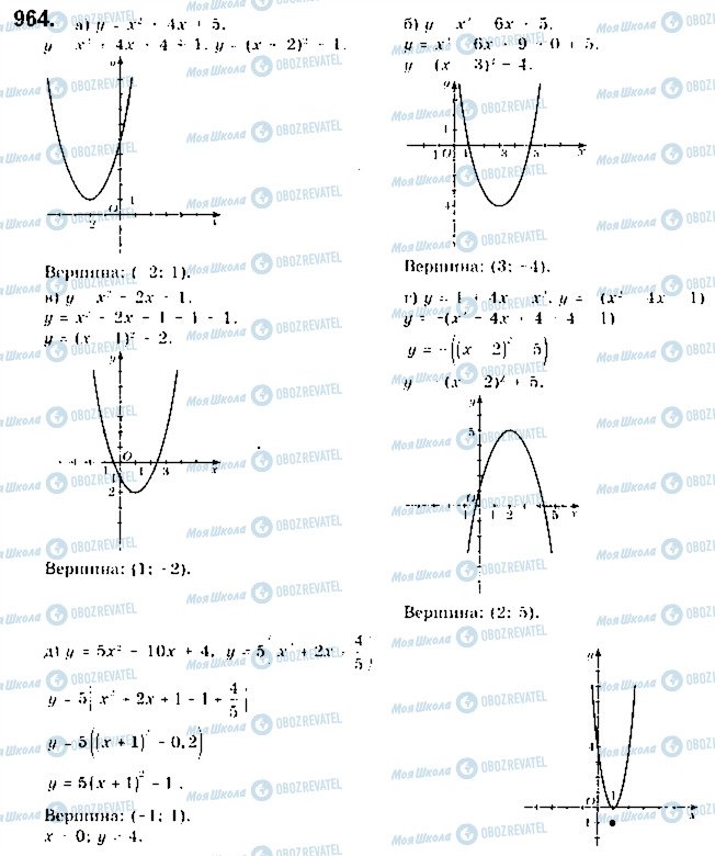 ГДЗ Алгебра 9 класс страница 964