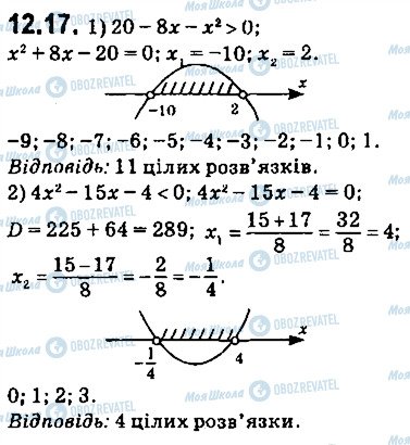 ГДЗ Алгебра 9 клас сторінка 17