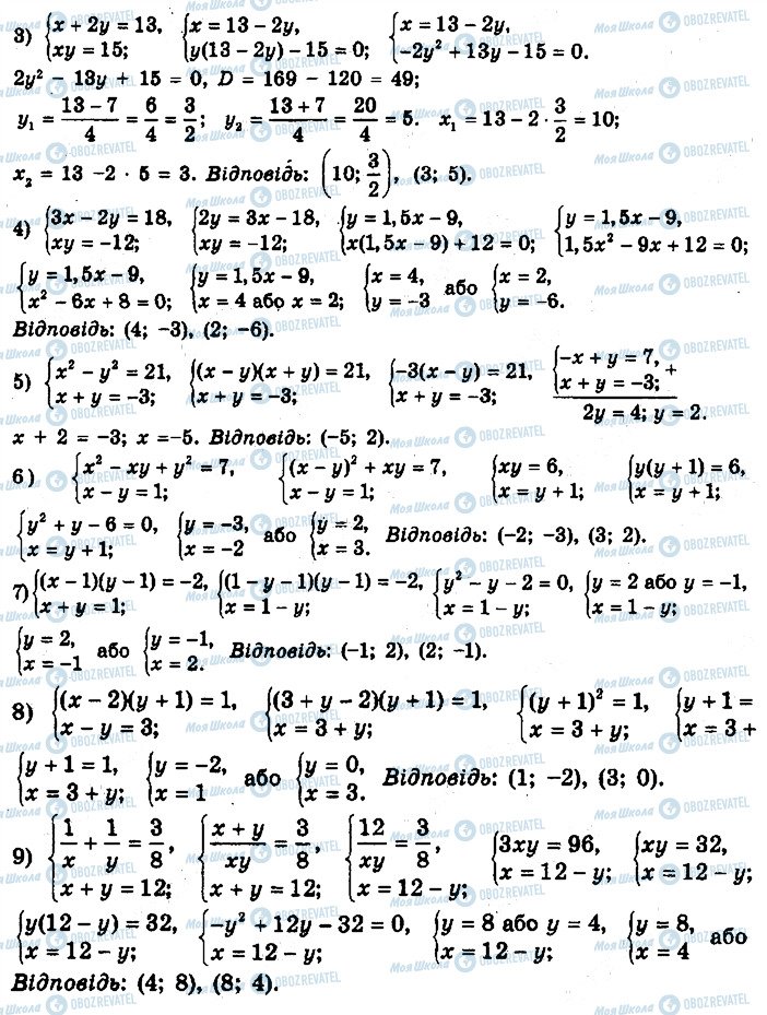 ГДЗ Алгебра 9 клас сторінка 61