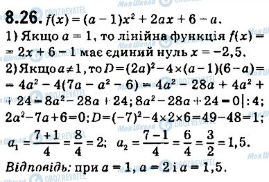 ГДЗ Алгебра 9 клас сторінка 26