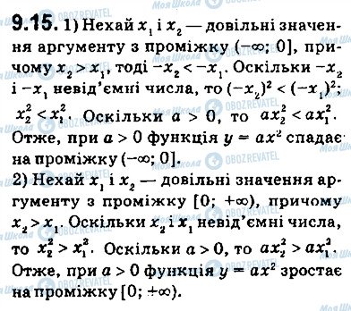 ГДЗ Алгебра 9 класс страница 15