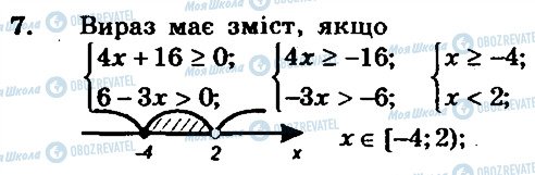 ГДЗ Алгебра 9 клас сторінка 7