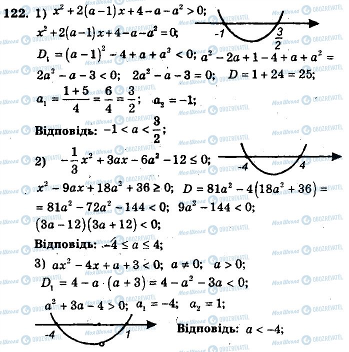 ГДЗ Алгебра 9 класс страница 122