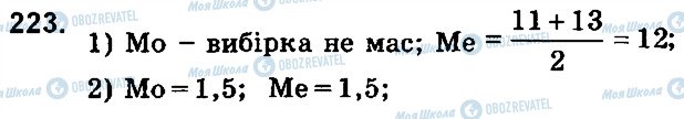 ГДЗ Алгебра 9 клас сторінка 223