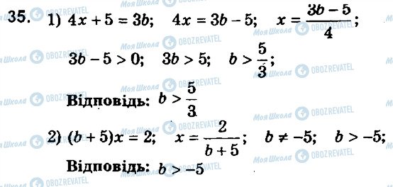 ГДЗ Алгебра 9 клас сторінка 35