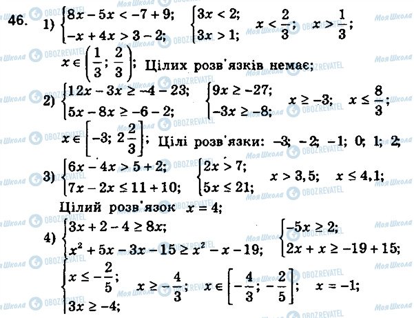 ГДЗ Алгебра 9 клас сторінка 46
