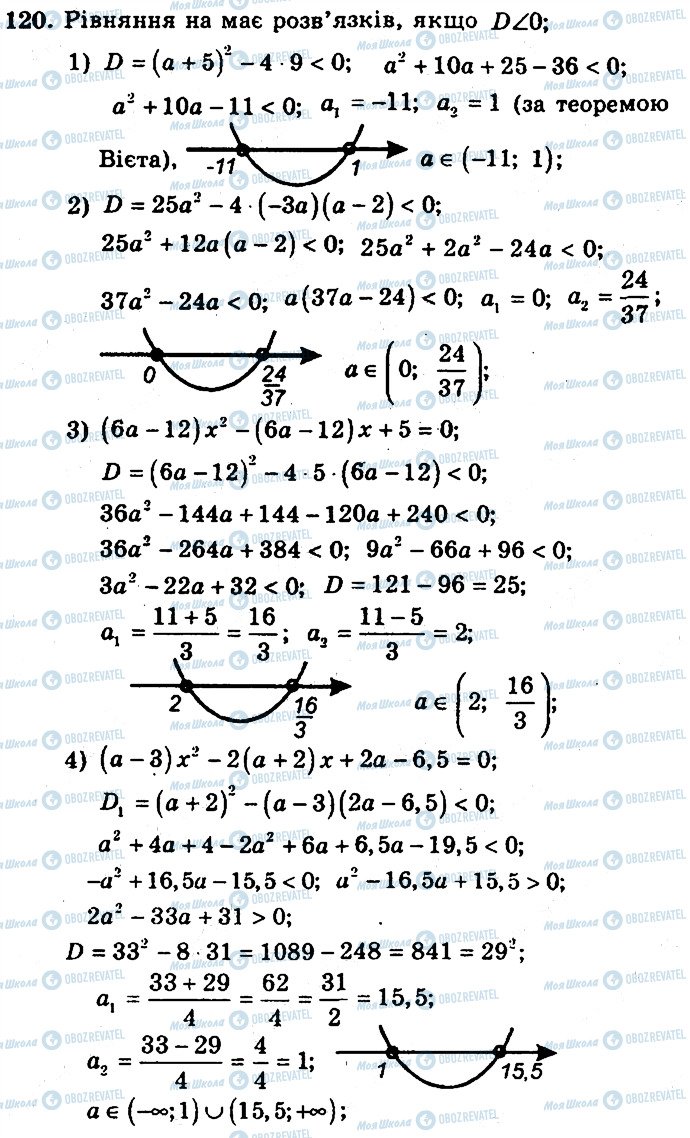 ГДЗ Алгебра 9 класс страница 120