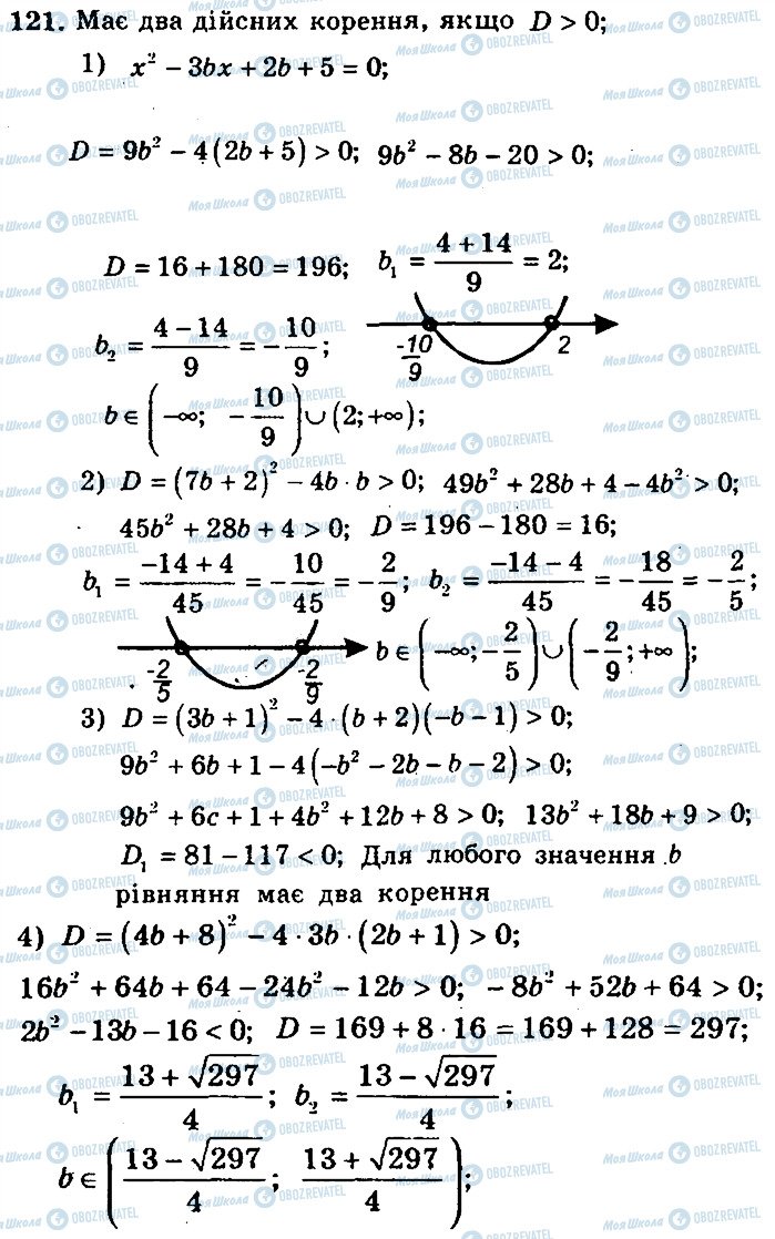 ГДЗ Алгебра 9 клас сторінка 121