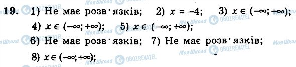 ГДЗ Алгебра 9 клас сторінка 19