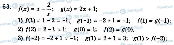 ГДЗ Алгебра 9 класс страница 63