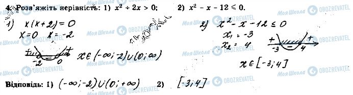 ГДЗ Алгебра 9 класс страница 4