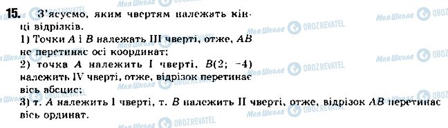 ГДЗ Геометрія 9 клас сторінка 15