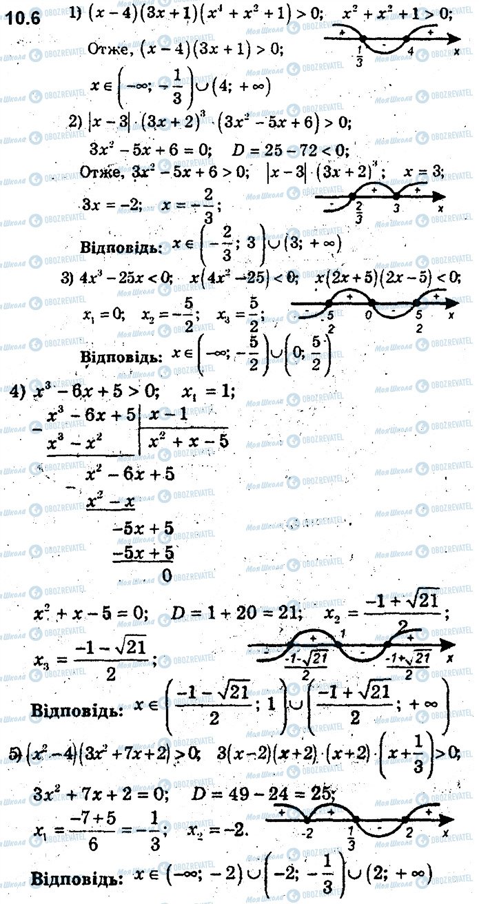 ГДЗ Алгебра 9 класс страница 6