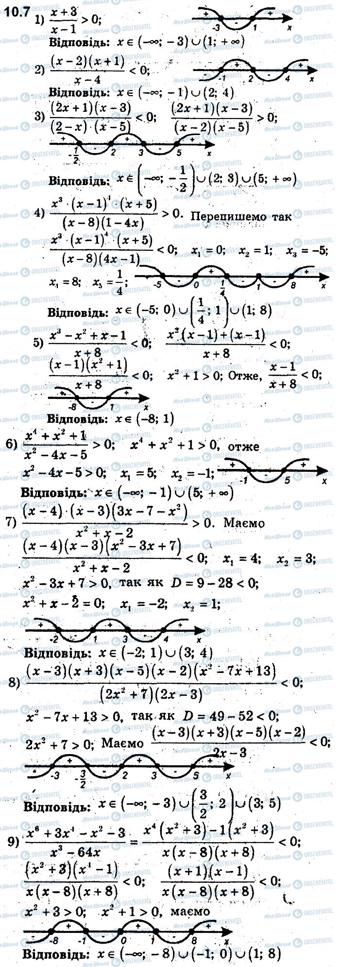 ГДЗ Алгебра 9 клас сторінка 7