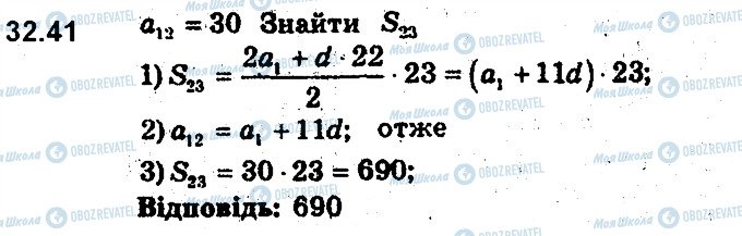 ГДЗ Алгебра 9 клас сторінка 41