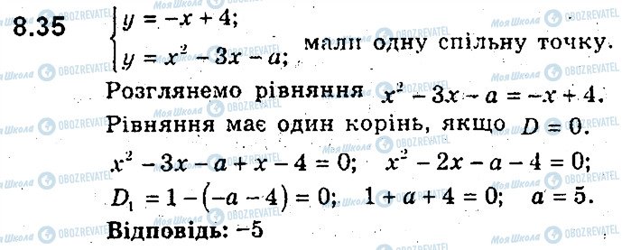 ГДЗ Алгебра 9 клас сторінка 35