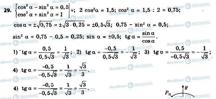 ГДЗ Геометрія 9 клас сторінка 29
