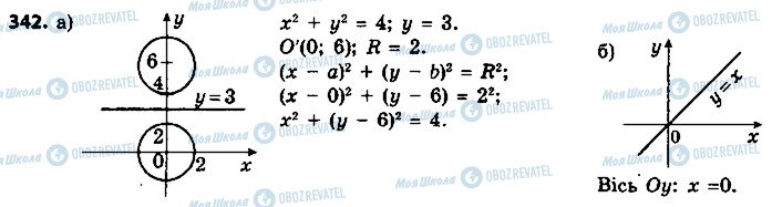 ГДЗ Геометрія 9 клас сторінка 342