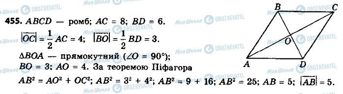 ГДЗ Геометрия 9 класс страница 455