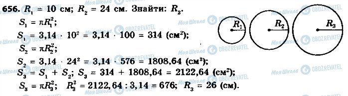 ГДЗ Геометрия 9 класс страница 656