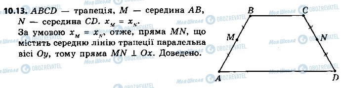 ГДЗ Геометрія 9 клас сторінка 13