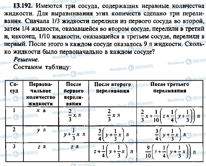 ГДЗ Алгебра 9 класс страница 192