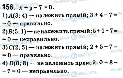 ГДЗ Геометрія 9 клас сторінка 156