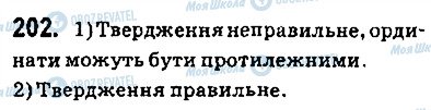 ГДЗ Геометрія 9 клас сторінка 202