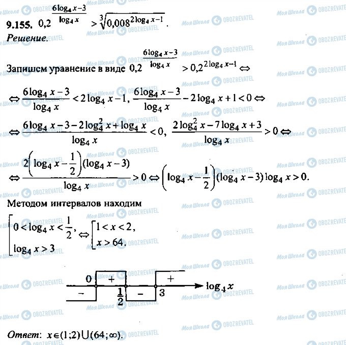 ГДЗ Алгебра 9 класс страница 155