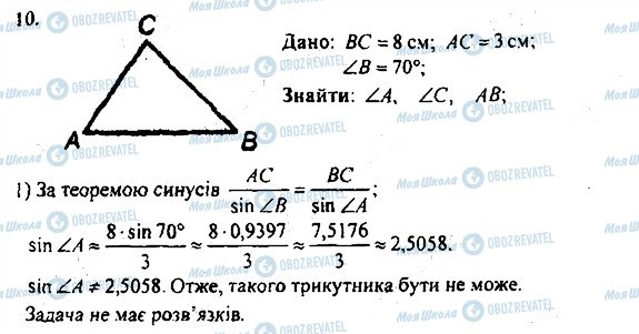 ГДЗ Геометрія 9 клас сторінка 46